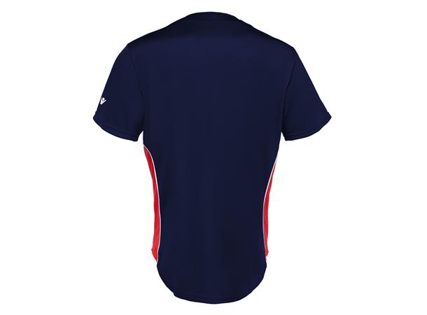 Defender Baseball Jersey NAV/RED M Enkel baseballdrakt 