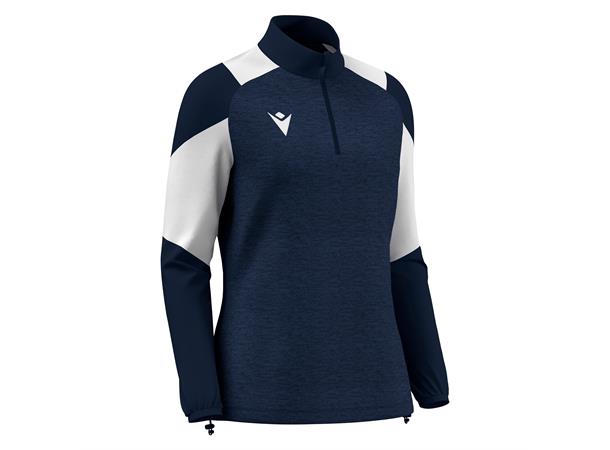 Chantico 1/4 Zip Top Wmn NAV/WHT M Teknisk treningsgenser til dame 