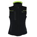 Varg Vest Lady Black Beauty L Softshellvest til dame
