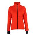 Topaz Fleece Jacket W Tangerine Tango XS Fleecejakkke med 4-veis stretch til dame