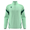Hollow 1/4 zip MINT/BGRN L Treningstopp - Unisex